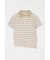 STRIPED TINY POLO シャツ