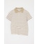 STRIPED TINY POLO シャツ