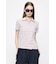 STRIPED TINY POLO シャツ
