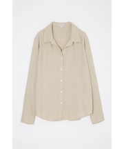 LINEN BLEND BASIC シャツ
