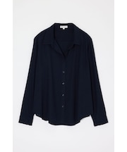 LINEN BLEND BASIC シャツ