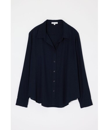 LINEN BLEND BASIC シャツ