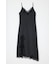 LACE SATIN SLIP ドレス