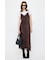 LACE SATIN SLIP ドレス
