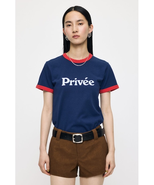 PRIVEE RINGER Tシャツ
