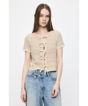 FRONT RIBBON KNIT カーディガン