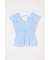 WRINKLE RUFFLE SLEEVE ブラウス
