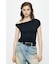 DRAPE OFF SHOULDER CUT トップス