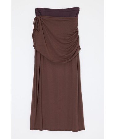 LAYER CUT MAXI スカート