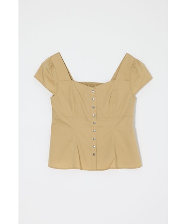 BUTTON UP FITTED ブラウス