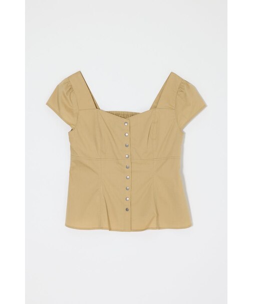 BUTTON UP FITTED ブラウス