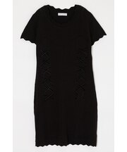 LACE UP KNIT MINI  ドレス