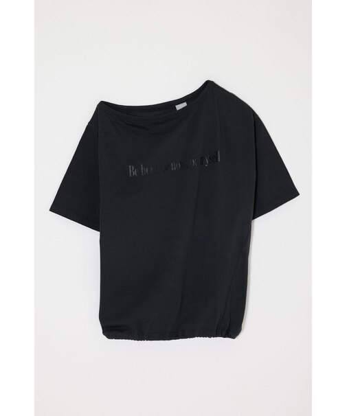 ONE SHOULDER PIGMENT Tシャツ