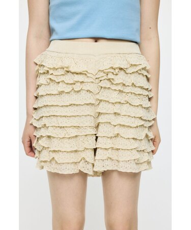 FRILL KNITTED ショーツ
