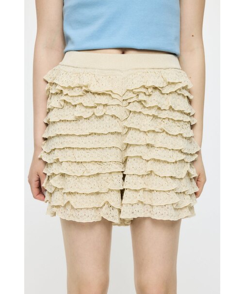 FRILL KNITTED ショーツ