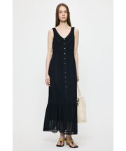PIN TUCK CHIFFON MAXI ドレス