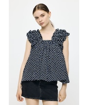 SHOULDER FRILLS トップス