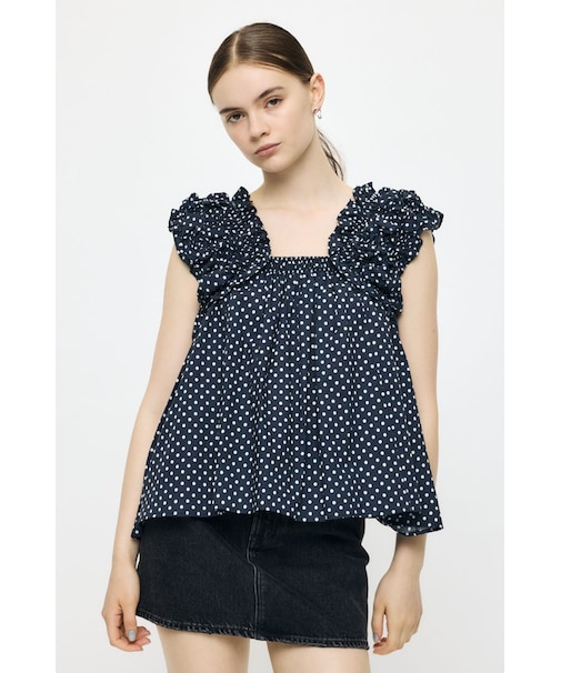 SHOULDER FRILLS トップス