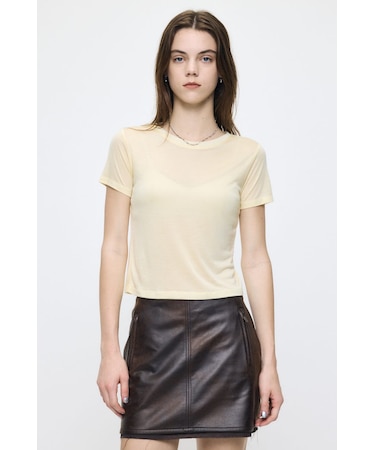 SHEER BASIC TEE