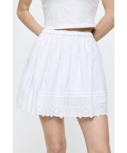 EYELET HEM FLARE MINI スカート