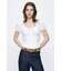 LINEN BLEND WAIST FIT ブラウス