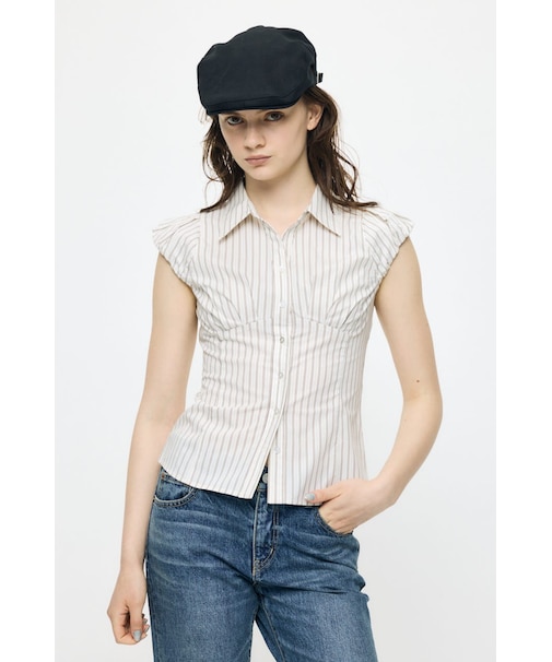 PUFF CAP SLEEVE ブラウス