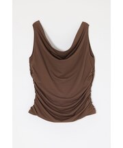 WAIST GATHER DRAPE トップス