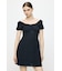 2WAY SHIRRING MINI ドレス
