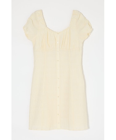 2WAY SHIRRING MINI ドレス