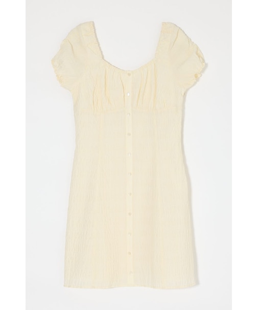 2WAY SHIRRING MINI ドレス