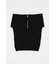OFF SHOULDER HALF ZIP ニットトップス