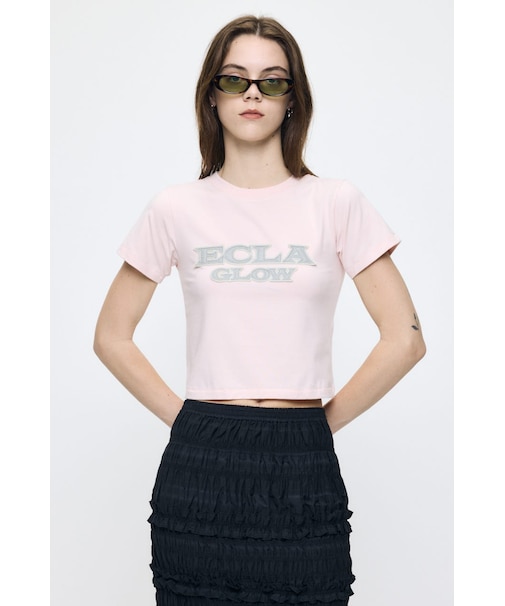 LEATHER PATCH Tシャツ