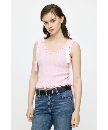 BRAID KNIT タンク