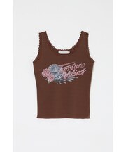 LACE TRIM タンクトップ