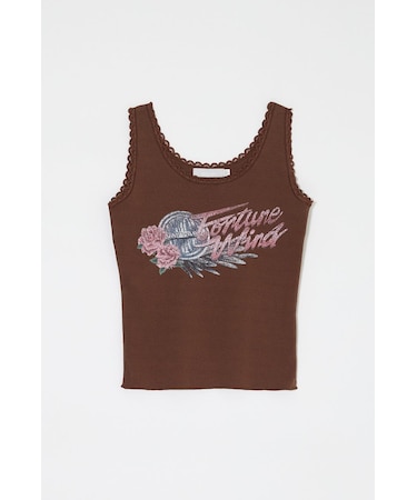 LACE TRIM タンクトップ