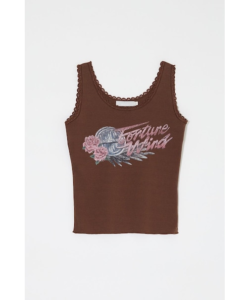 LACE TRIM タンクトップ