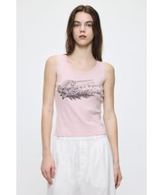 LACE TRIM タンクトップ