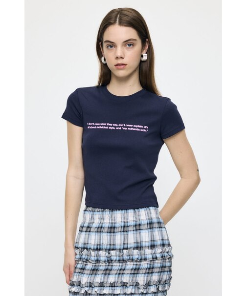 TINY LETTERED Tシャツ