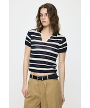 CROCHET LIKE POLO トップス