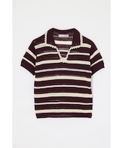 CROCHET LIKE POLO トップス