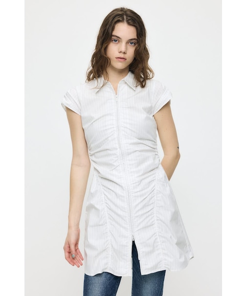 GATHER SHIRT MINI ドレス