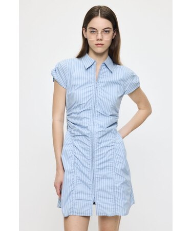 GATHER SHIRT MINI ドレス