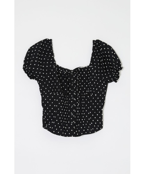 POLKA DOT CORSET ブラウス