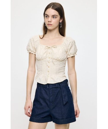 POLKA DOT CORSET ブラウス