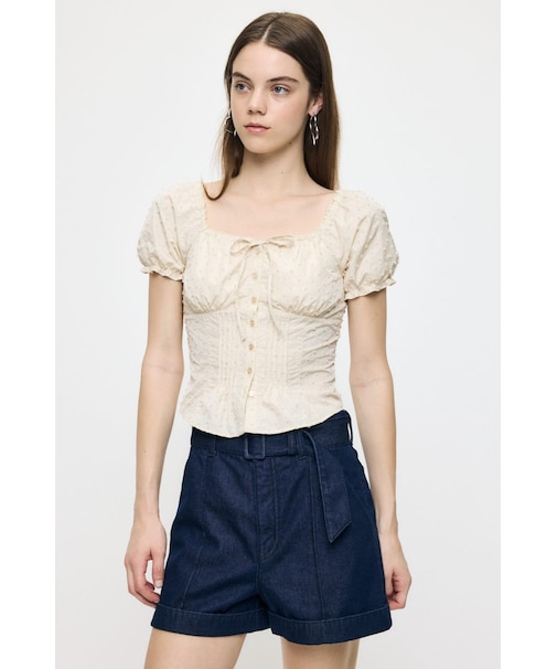 POLKA DOT CORSET ブラウス