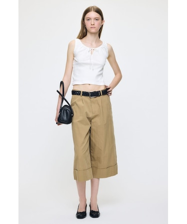 WASHED CHINO CROPPED パンツ