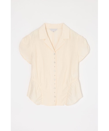 STUDDED OPEN COLLAR シャツ