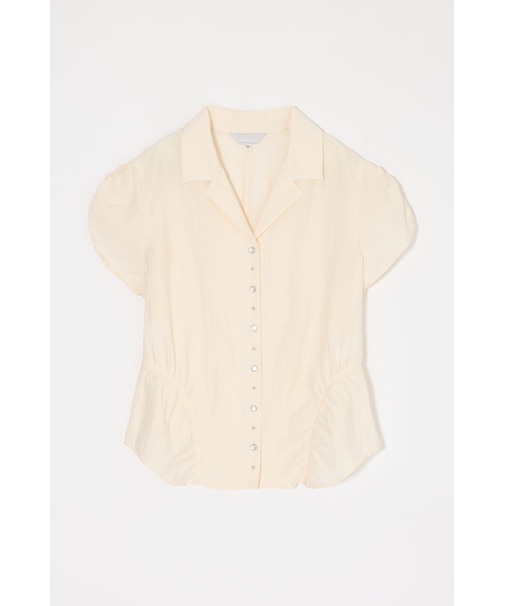 STUDDED OPEN COLLAR シャツ