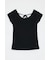 BACK OPEN SHORT SLEEVE TEE