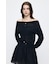 OFF SHOULDER SHEER カーディガン